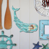 Whale Family Decorative Door Decor by G. DeBrekht - Coastal Holiday Decor - 8198516H