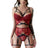 Women's Bundled Three Point Garter Lingerie Set - Lootquake