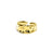 Irregular Texture Letter Open Ring Simple Bracelet - Lootquake