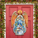 Blessing Home Angel Holiday Door Decor by G. Debrekht - Christmas Decor - 8611021H