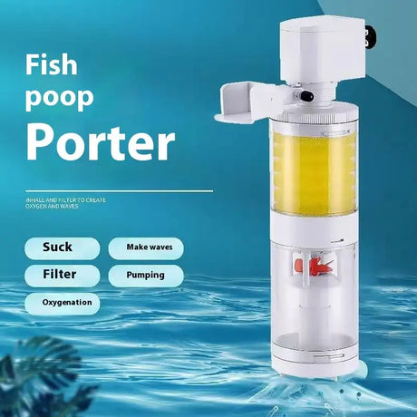 Fish Tank Built-in Filter Three-in-one Suction Wall-hung Urinal Fish Toilet - Lootquake