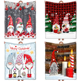 1 manta navideña, manta decorativa para fiestas navideñas, manta de cama para regalo de Año Nuevo, regalo de Navidad para sofá cama, oficina, camping.