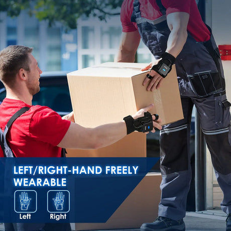 Portable Two-dimensional Wrist Barcode Scanner Gloves Bluetooth Scanner - Lootquake
