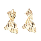 European And American Fashion Exaggerated Irregular Earrings Simple Geometric Female Vintage Earrings - Lootquake