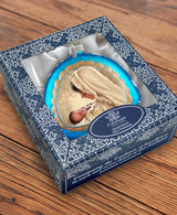 Mother of God Glass Rainbow Christmas Ornament by D. Gelsinger - Nativity Holiday Decor - 756-025-DG