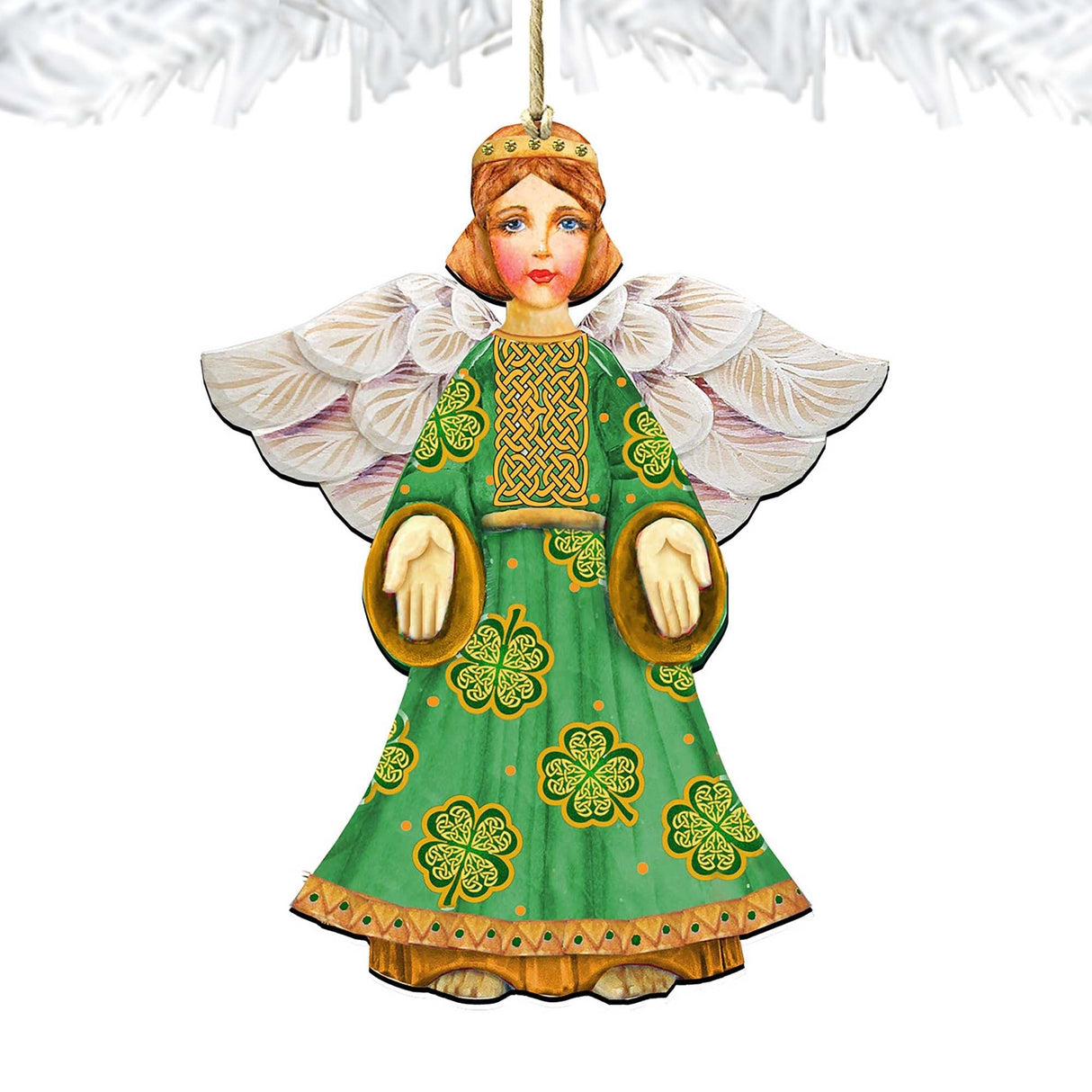 Celtic Angel Christmas Wooden Ornaments by G. DeBrekht - Celtic Decor - 8152723