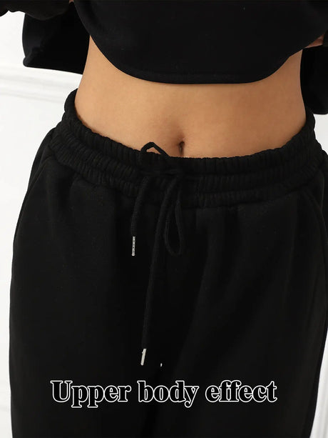 Women's Long Sleeved Hoodie Set - Lootquake
