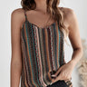Ladies' Fashionable Geographical Print Retro Camisole Top - Lootquake
