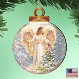 Adornos de madera con forma de ángel del bosque de Gelsinger - Decoración navideña - 8021046-1565