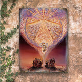 Bless Our Land Fantasy Wooden Wall Art by Josephine Wall - Fantasy Decor - 852155-JW