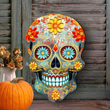 Decoración navideña de calavera de azúcar para puerta de G. DeBrekht - Decoración de Halloween - 8652793H
