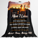1pc I Love You Husband Blanket, Gifts for Him, Valentines Gifts, Boyfriend Birthday Gifts, Husband Birthday Gifts from Wife