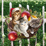 Christmas Wreath Holiday Door Decor by D. Gelsinger - Christmas Decor - 8461027-1H-1607