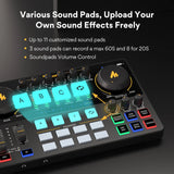 All-in-One Audio Interface and Podcast Studio - Portable Recording System