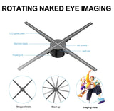 65cm 3D Hologram LED Sign - Eye-Catching Display