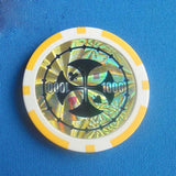 ABS Plastic High-End Two-Color Chips Poker Baccarat Game Coins