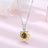 Silver Sunflower Projection Necklace for Women, S925 - Lootquake