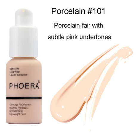 Explosive Press Type Oil Control Natural Color Matte Concealer Foundation Cream - Lootquake