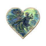 For the Love of a Mermaid Wall Hanger by Josephine Wall - Coastal Sea-Life Decor - 8472111H-JW