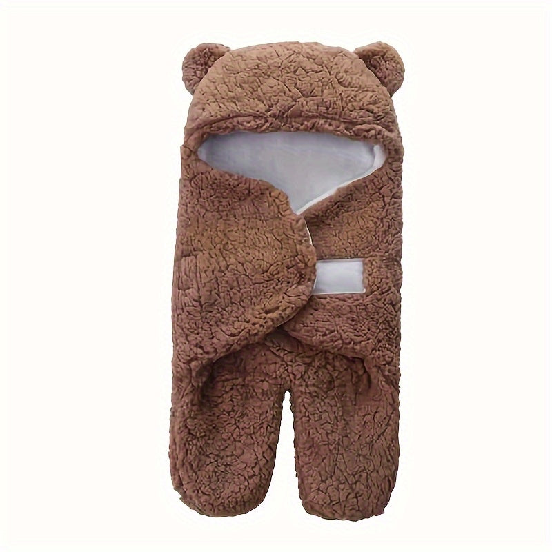1 gigoteuse en velours, jolie couverture en forme d'ours, cadeau de Noël, d'Halloween et de Thanksgiving