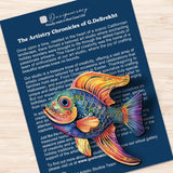 Coastal Fish Decorative Wooden Clip-on Ornaments Set of 3 by G. Debrekht - Coastal Decor - 8091034C-S3