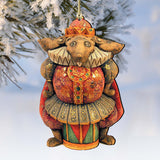 Jester Wooden Ornaments by G. DeBrekht - Thanksgiving Halloween Decor - 8153310