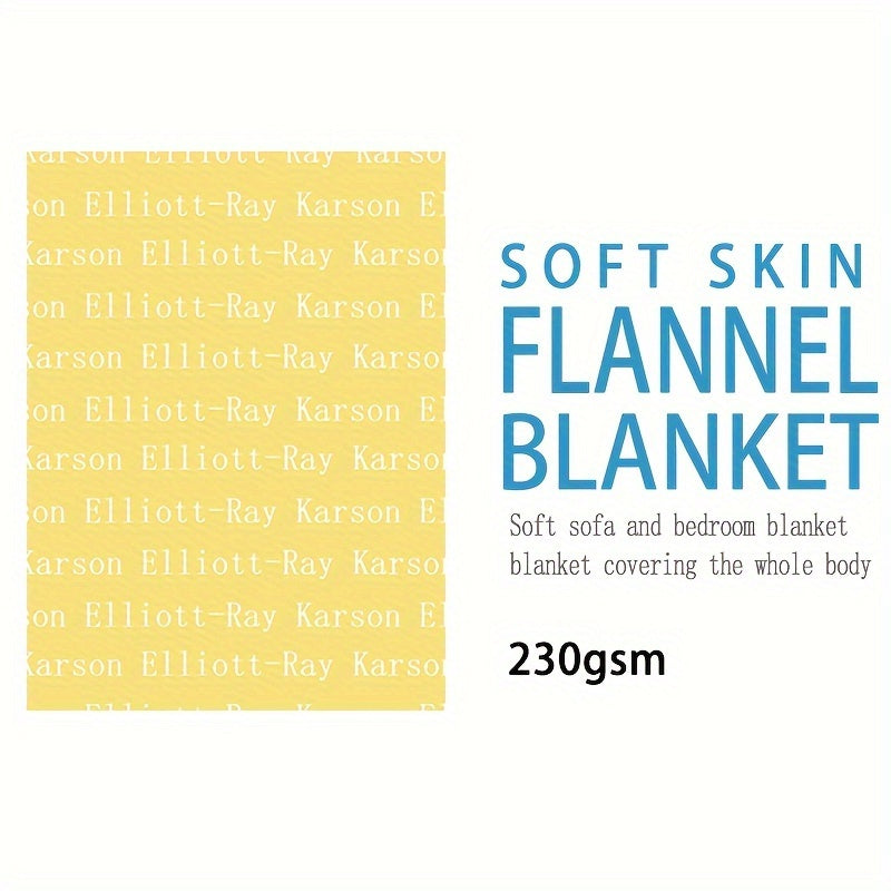 1pc Custom Blanket - Soft Flannel Sofa Blanket with Exclusive Personalized Gift for Son or Daughter, Blanket Name, Unique and Thoughtful Present for Loved Ones