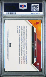 Tarjeta de baloncesto RC JuJu Watkins #11 Rookie de Topps Bowman U. 2024, calificada, PSA 10 Gem Mint
