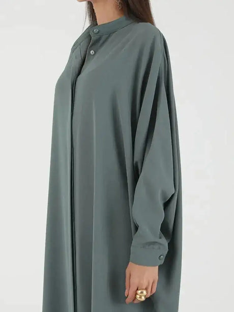 Fashion Single Breasted Muslim Dresses - Lootquake
