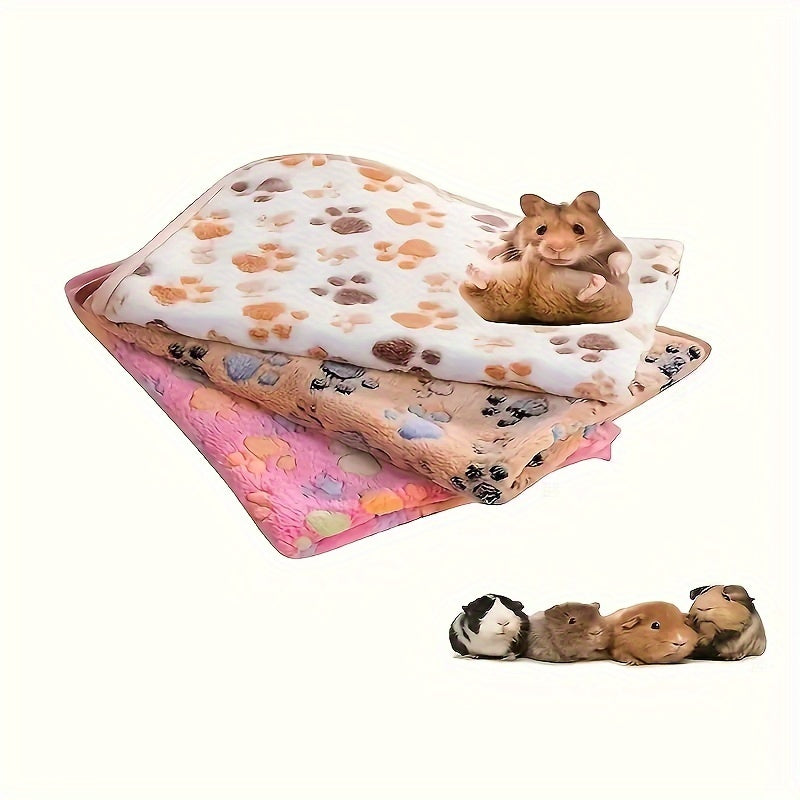 Manta grande para hámster, forro para jaula de animales pequeños, suave para dormir, manta para hámster y conejo