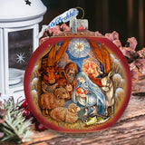 The Birth of the Bright Star Glass Ornament Limited Edition by G. DeBrekht - Nativity Holiday Decor - 73917