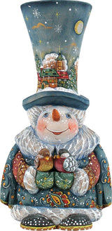 Old World Christmas Snowman Door Decor by G. DeBrekht - Christmas Santa Snowman Decor - 8116420H
