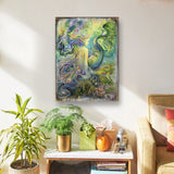 Mer Fairy Fantasy Wooden Wall Art by Josephine Wall - Fantasy Decor - 852149-JW