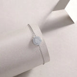 Luxury Fashion Mossan Diamond S925 Silver Bracelet - Lootquake