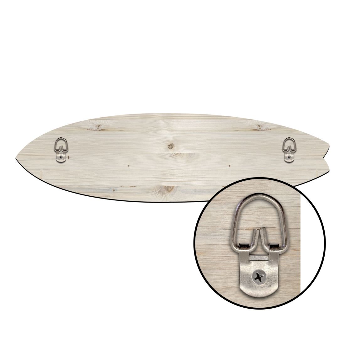 Tabla de surf al atardecer, arte costero para puerta de G. DeBrekht - Decoración costera con vida marina - 8490103HS