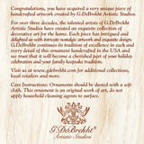 Clara Mercury Glass Ornaments by G. Debrekht - Christmas Decor - 776024