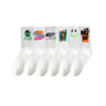 3/6/8/10/12 paires de chaussettes mi-longues avec graffitis et peinture au pistolet pour une mode, un confort et une durabilité personnalisés