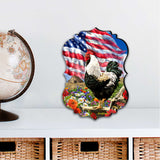 Morning in America Holiday Door Decor by D. Gelsinger - American Christmas Decor - 8467104H-DG