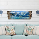Majestic Glacier Wooden Wall Art by G. DeBrekht Coastal Decor - 8491105W