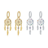 Dream Catcher Earrings Women's Minority Fashion Diamond - Lootquake