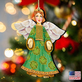 Celtic Angel Christmas Wooden Ornaments by G. DeBrekht - Celtic Decor - 8152723