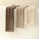 2 Pairs Solid Thigh High Stockings, Slim Fit Knitted Over The Knee Socks, Women's Stockings & Hosiery