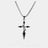 Minimalist Hip Hop Ring Cross Necklace - Lootquake