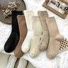 Calcetines a cuadros para mujer - Pack económico de 6 pares | Medias de tubo medio cómodas, elásticas y elegantes