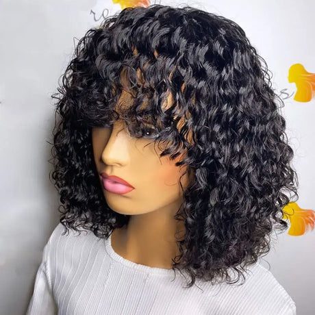 BOB Wig Full Mechanism Headgear Real Hair - Lootquake