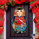 Nutcracker Soldier Holiday Door Decor by G. DeBrekht - Christmas Decor - 8115151H