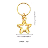 XINGX Lightning Shell Hair Ring with Small Pendant
