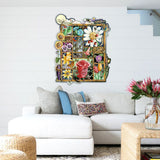 Bugs & Blossoms Whimsical Wall Art by Laura Seeley - Love Family Kids Decor - 8513002-LS