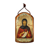 Adorno de icono religioso cristiano sagrado de San Antonio - Decoración inspiradora de iconos - 87062