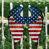 USA Wings Decorative Holiday Door Decor - American Christmas Decor - 8187131H